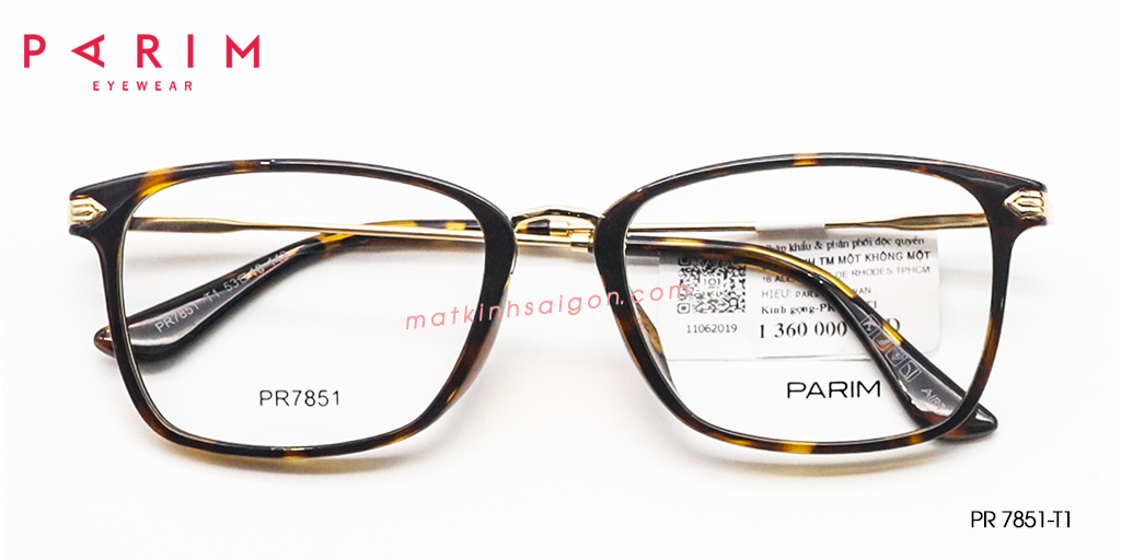 Gọng Kính Parim PR7851 T1 - Hover