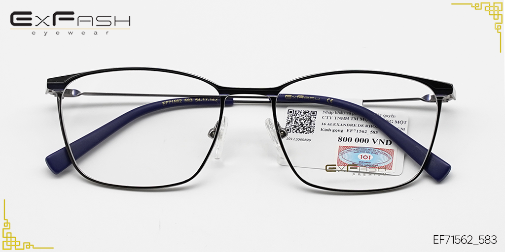 Gọng Kính Hợp Kim Exfash EF71562_583 - Hover