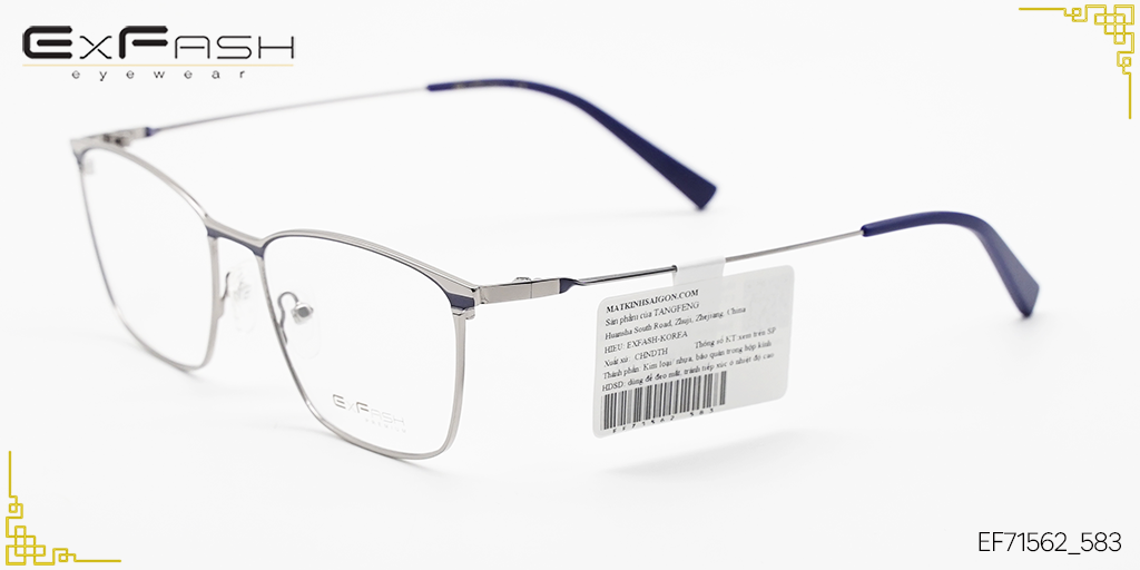 Gọng Kính Hợp Kim Exfash EF71562_583 - Hình 5