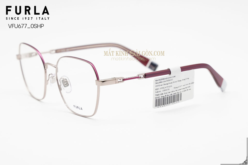 Gọng Kính Furla VFU677 0SHP - Hình 6
