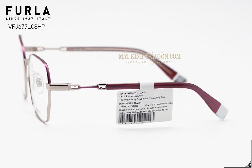Gọng Kính Furla VFU677 0SHP - Hình 7