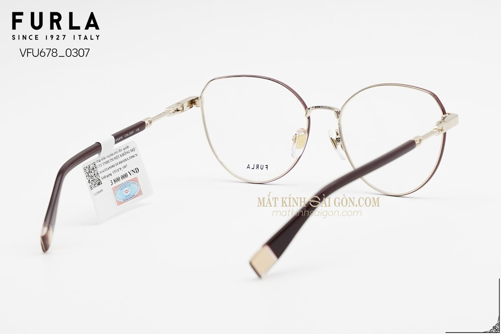 Gọng Kính Furla VFU678 0307 - Hình 4