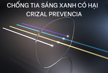 Essilor Crizal Prevencia-Chống Tia Sáng Xanh Có Hại