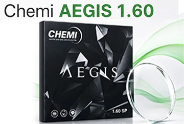 Tròng Kính Chemi AEGIS 1.60 – Bền Bỉ Như Mới Theo Thời Gian