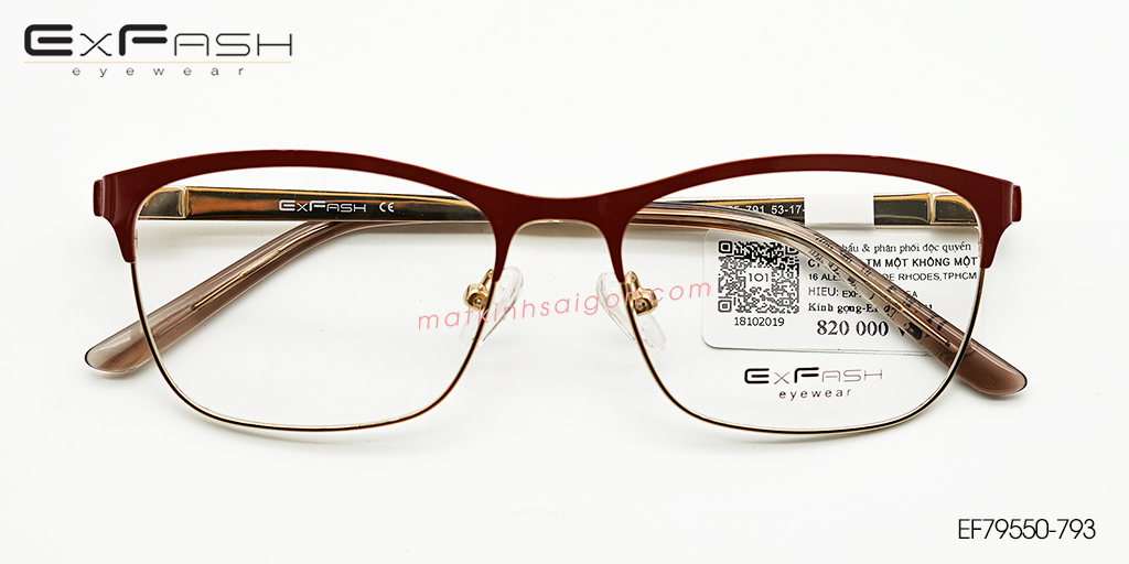 Gọng Kính Hợp Kim Exfash EF79550-793 - Hover
