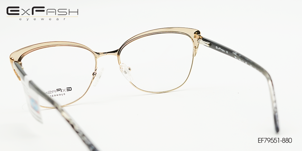 Gọng Kính Hợp Kim Exfash EF79551-880 - Hình 4