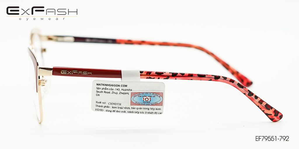Gọng Kính Hợp Kim Exfash EF79551-792 - Hình 5