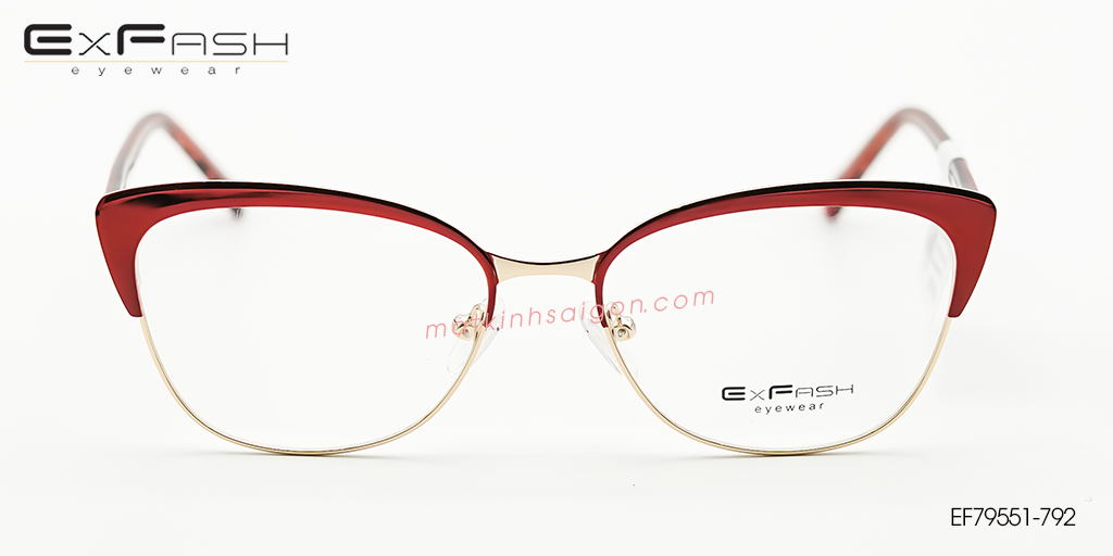 Gọng Kính Hợp Kim Exfash EF79551-792 - Hình 3