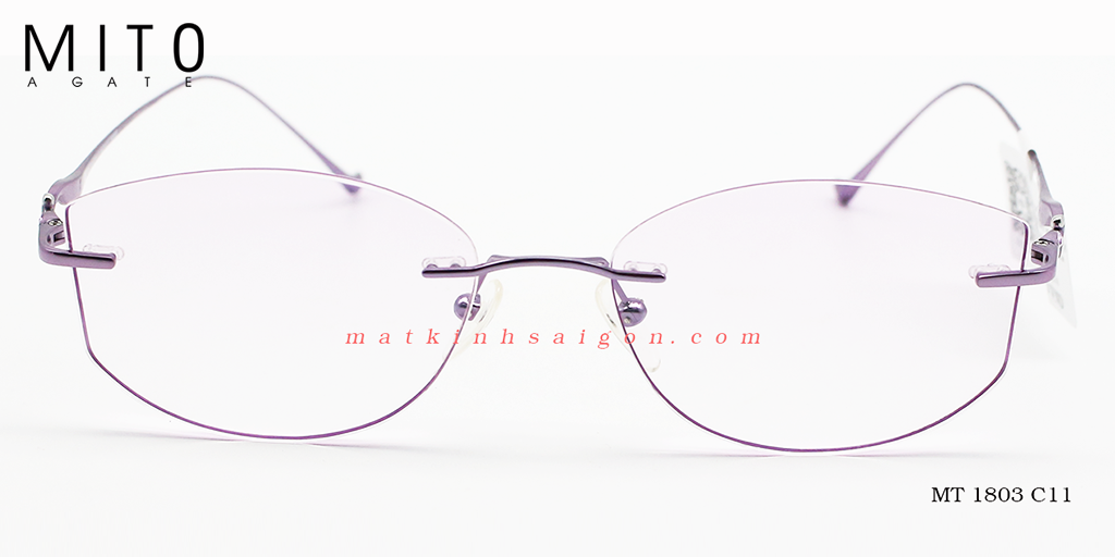 Gọng Kính Khoan  MITO MT1803C11 - Hình 3