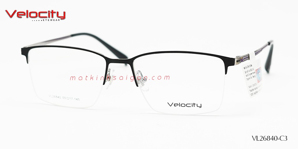 GỌNG KÍNH HỢP KIM VELOCITY VL26840-C3