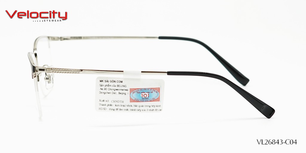 GỌNG KÍNH HỢP KIM VELOCITY VL26843-C04 - Hình 5