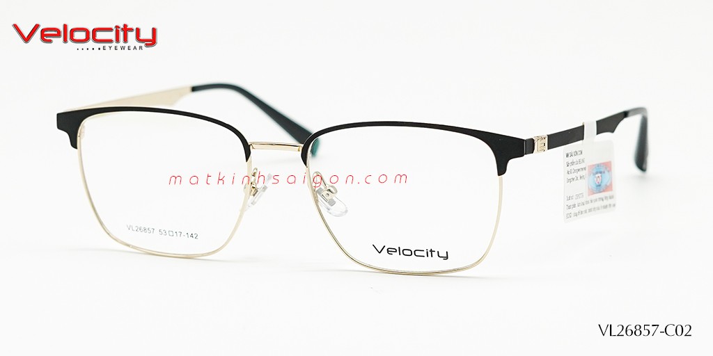 GỌNG KÍNH HỢP KIM VELOCITY VL26857-C02