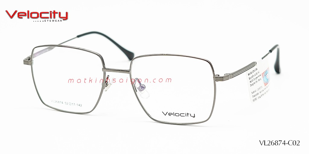 GỌNG KÍNH HỢP KIM VELOCITY VL26874-C02