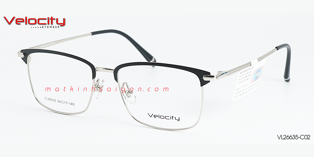 GỌNG KÍNH HỢP KIM VELOCITY VL26635-C02
