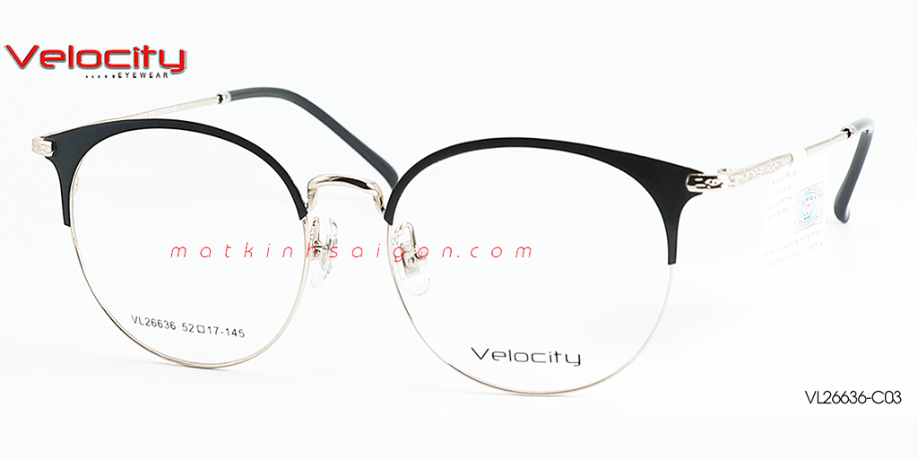 GỌNG KÍNH HỢP KIM VELOCITY VL26636-C03