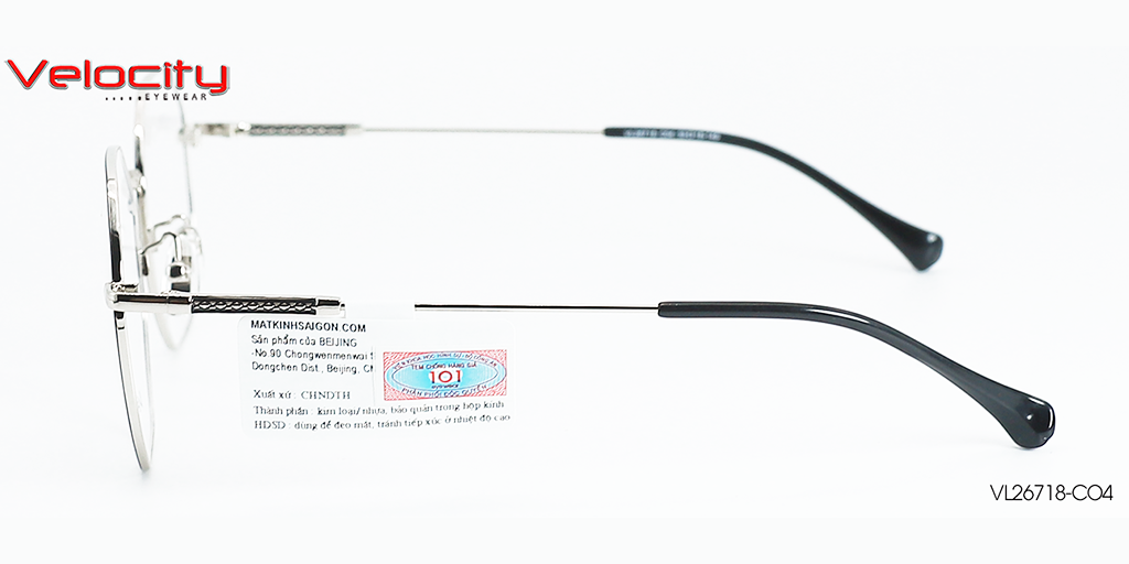 GỌNG KÍNH HỢP KIM VELOCITY VL26718-CO4 - Hình 5
