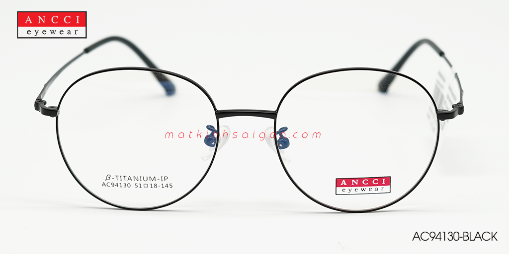 Gọng Kính B-Titanium AC94130 BLACK - Hình 3