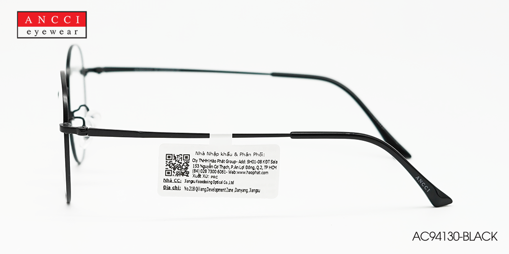 Gọng Kính B-Titanium AC94130 BLACK - Hình 5