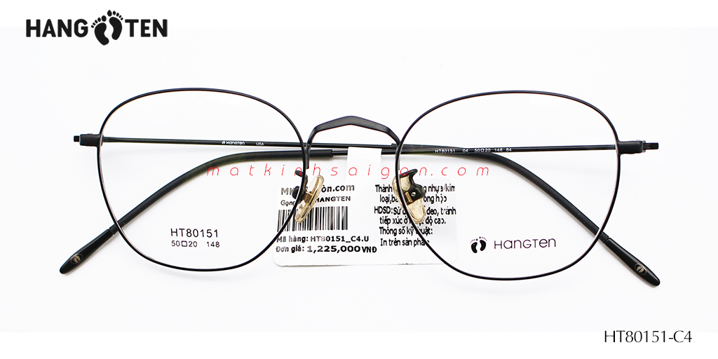 Gọng Kính Hợp Kim HangTen HT80151 C4 - Hover