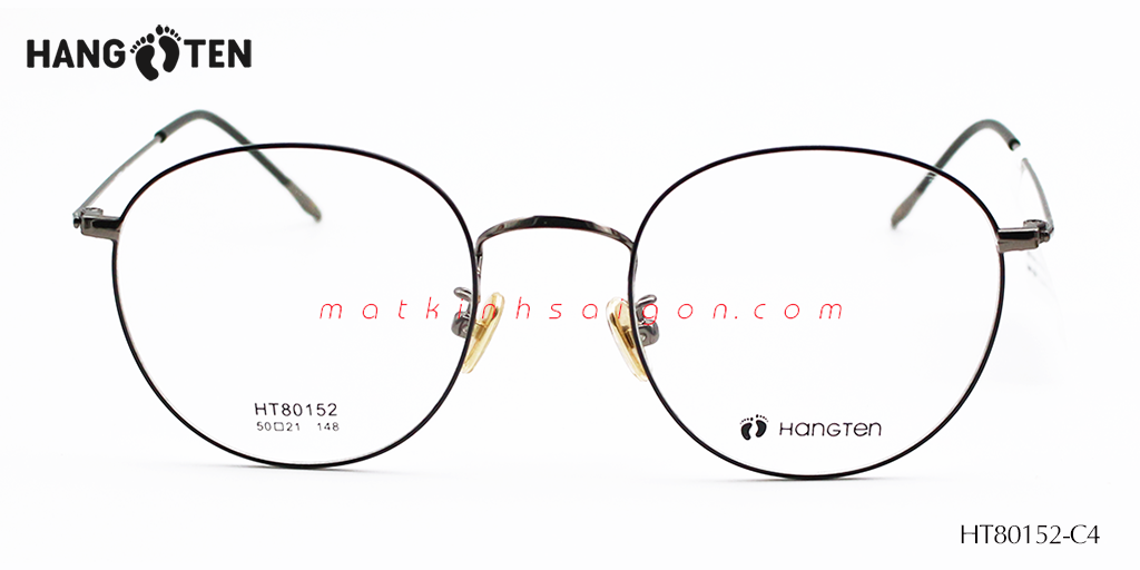 Gọng Kính Hợp Kim HangTen HT80152 C4 - Hình 3