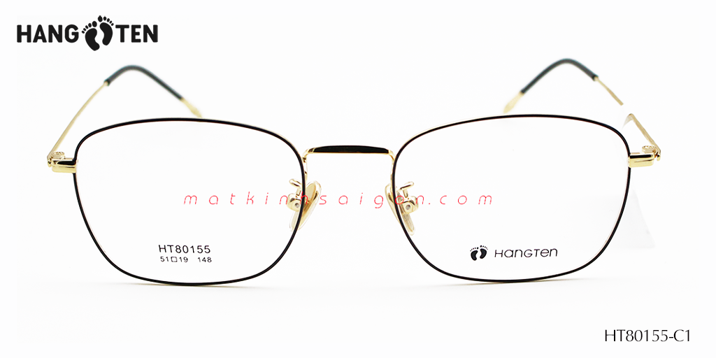 Gọng Kính Hợp Kim HangTen HT80155 C1 - Hình 3