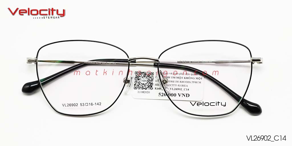 GỌNG KÍNH HỢP KIM VELOCITY VL26902_C14 - Hover