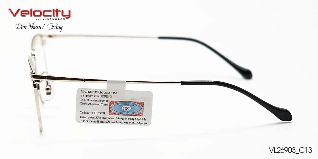 GỌNG KÍNH HỢP KIM VELOCITY VL26903_C13 - Hình 5