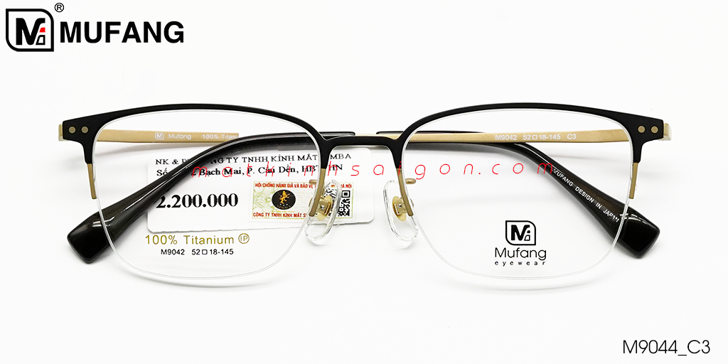 Gọng Kính B-Titanium Mufang  M9042 C3 - Hover
