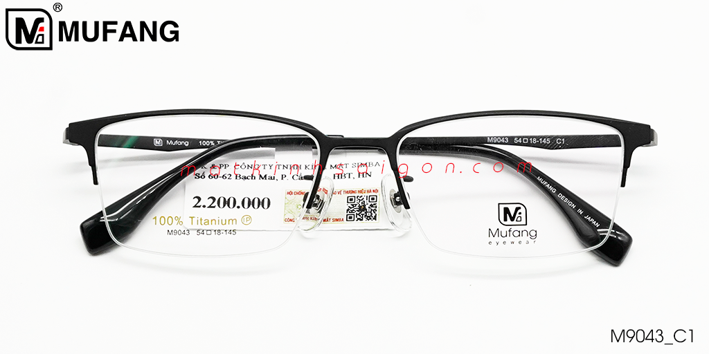 Gọng Kính B-Titanium Mufang M9043 C1 - Hover