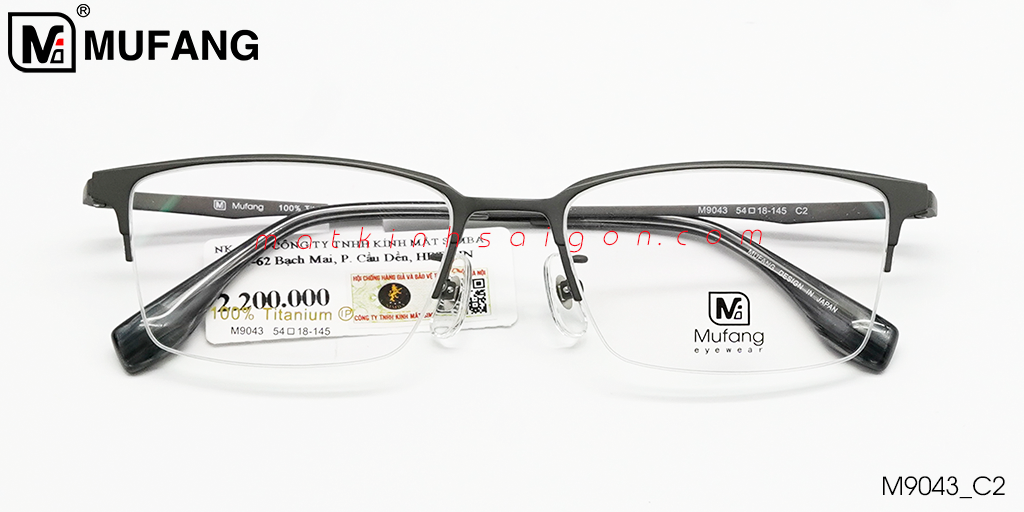 Gọng Kính B-Titanium Mufang M9043 C2 - Hover
