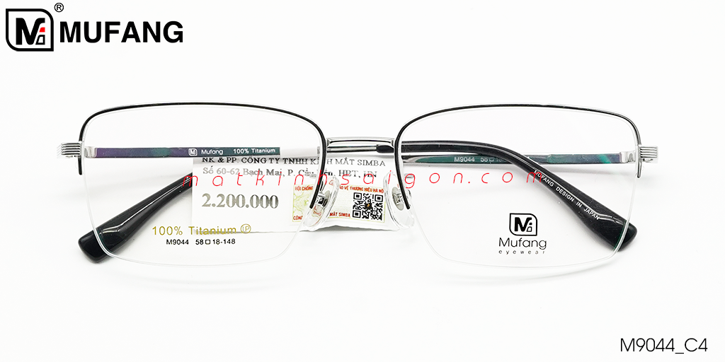 Gọng Kính B-Titanium Mufang  M9044 C4 - Hover