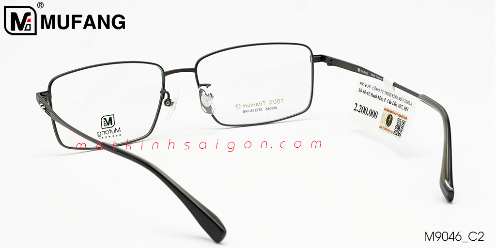 Gọng Kính B-Titanium Mufang M9046 C2 - Hình 4