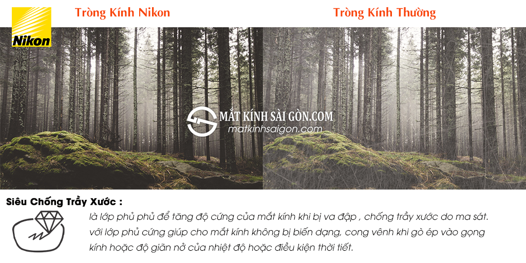 Tròng Kính Nikon 1.60 Lite 3DAS SeeCoat Plus - Hình 5