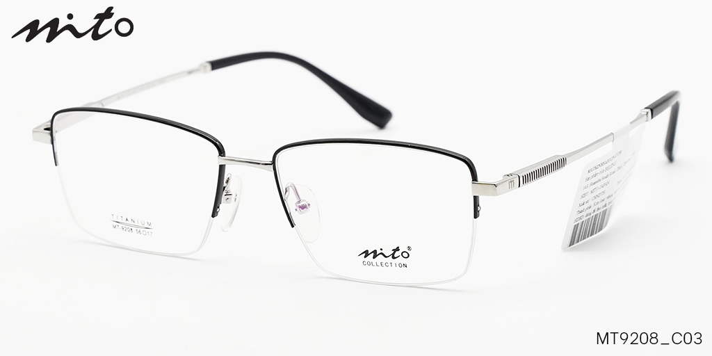 Gọng Kính Nam Mito B-Titanium MT9208_C03