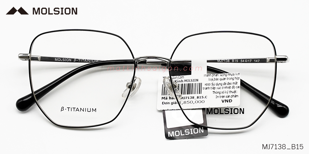 GỌNG KÍNH MOLSION MJ7138 B15 - Hover
