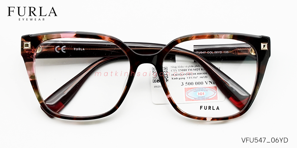 Gọng Kính Furla VFU547 06YD - Hover