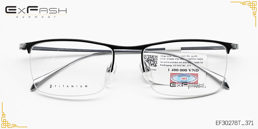 Gọng Kính Exfash EF30278T 371 - Hover