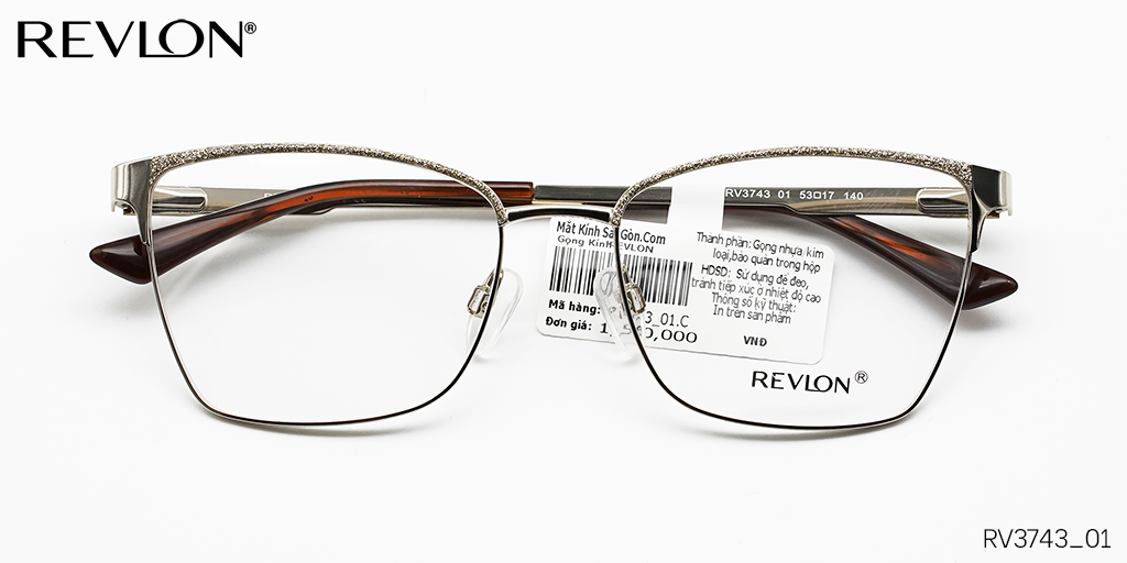 GỌNG KÍNH HỢP KIM REVLON RV3743_01 - Hover