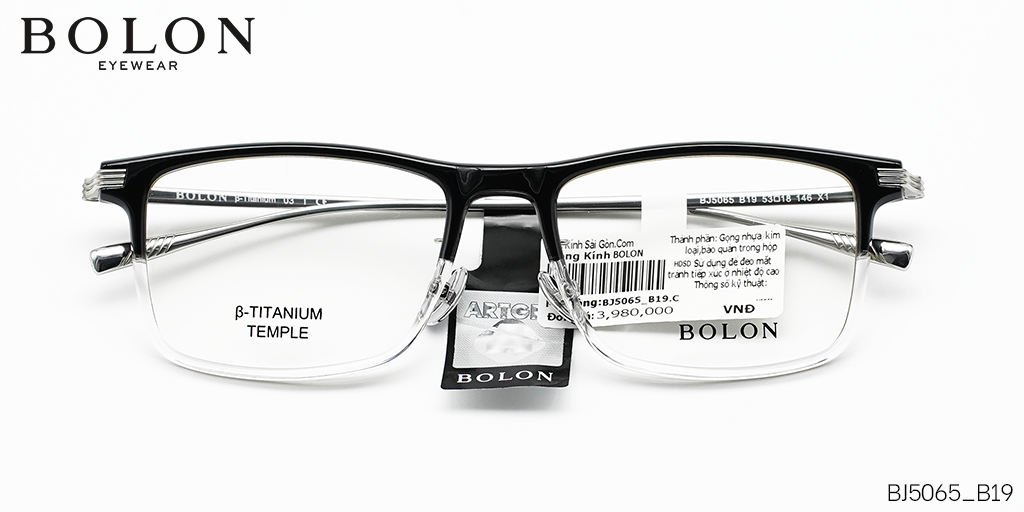 GỌNG KÍNH NHỰA HỢP KIM BOLON BJ5065_B19 - Hover