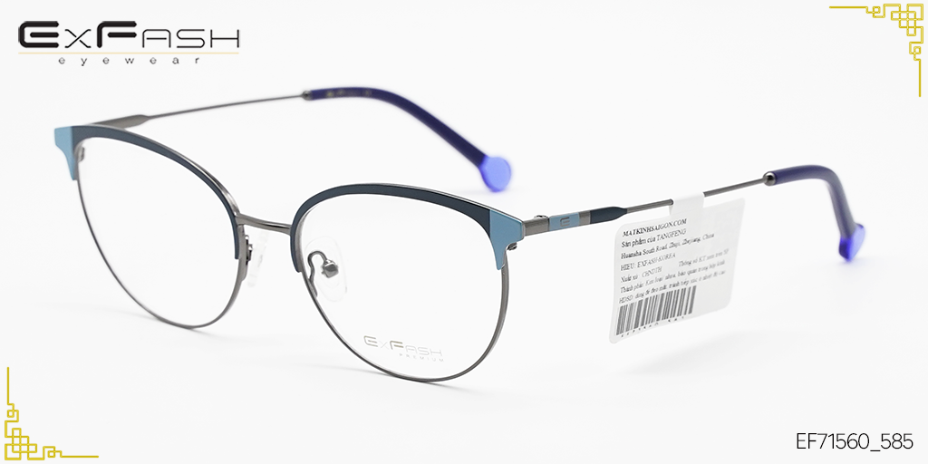 Gọng Kính Hợp Kim Exfash EF71560_581 - Hình 5