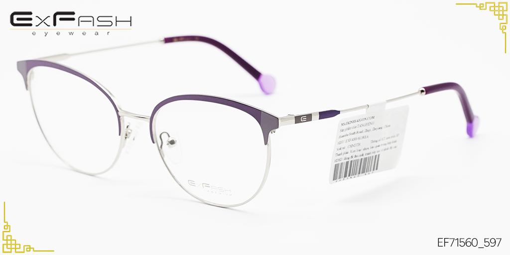 Gọng Kính Hợp Kim Exfash EF71560_597 - Hình 5