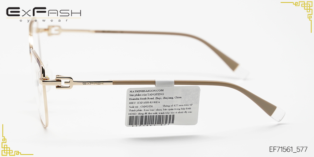 Gọng Kính Hợp Kim Exfash EF71561_577 - Hình 5
