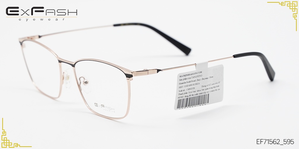 Gọng Kính Hợp Kim Exfash EF71562_595 - Hình 5