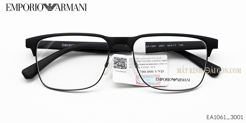GỌNG KÍNH EMPORIO ARMANI EA1061 3001 - Hover