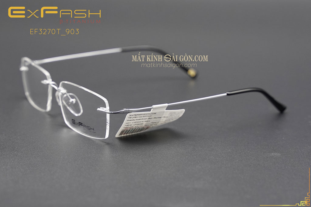 Gọng Kính Khoan Exfash EF32270T 903 - Hình 4