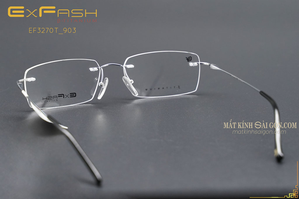 Gọng Kính Khoan Exfash EF32270T 903 - Hình 3