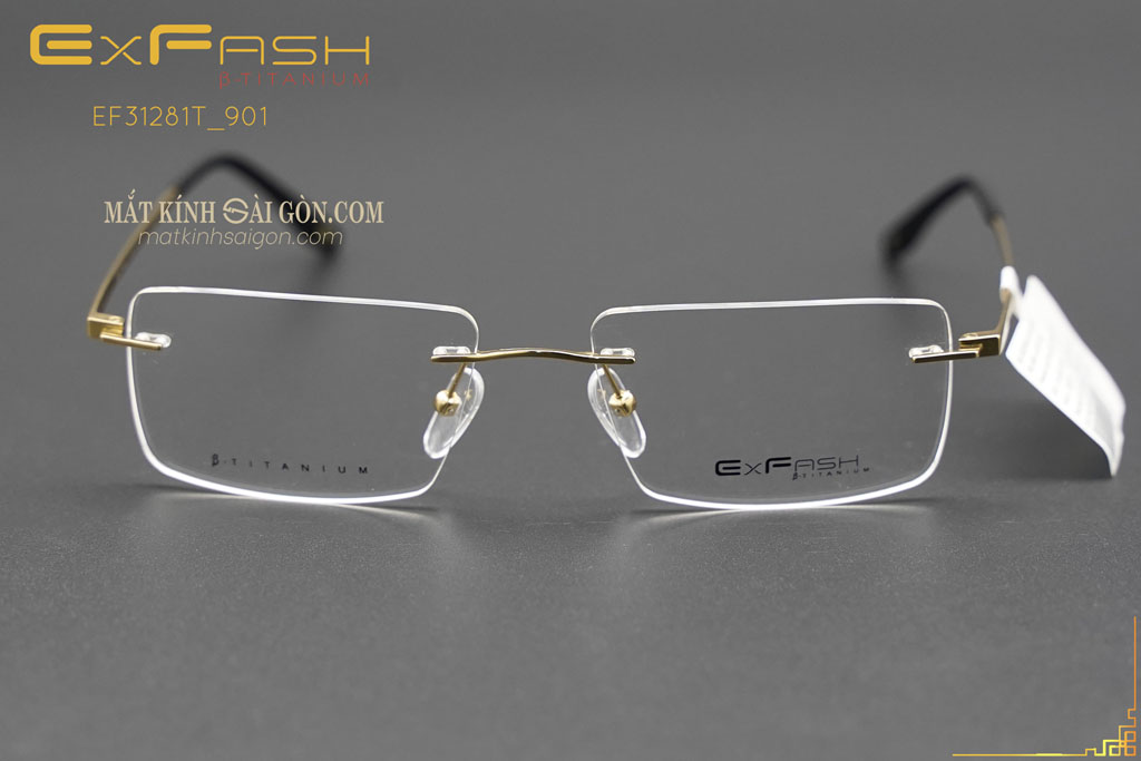 Gọng Kính Khoan Exfash EF31281T 901 - Hover