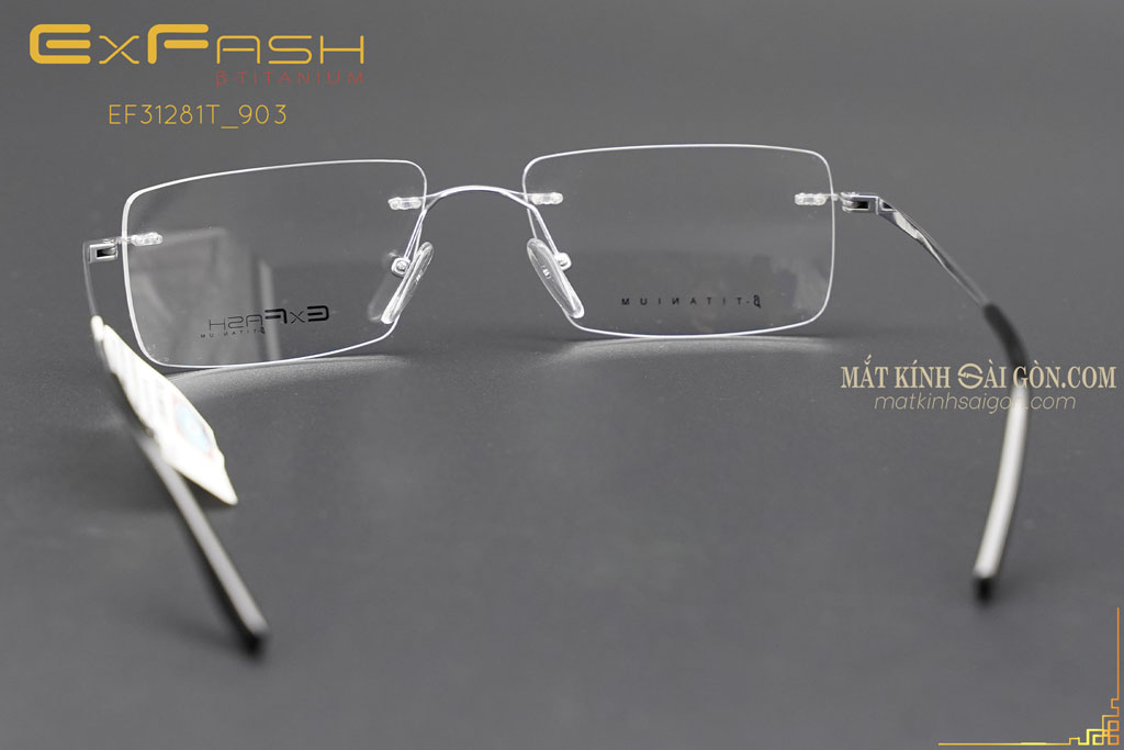 Gọng Kính Khoan Exfash EF31281T 903 - Hình 3