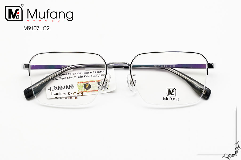 Gọng Kính Titanium Mufang M9107 C2 - Hover