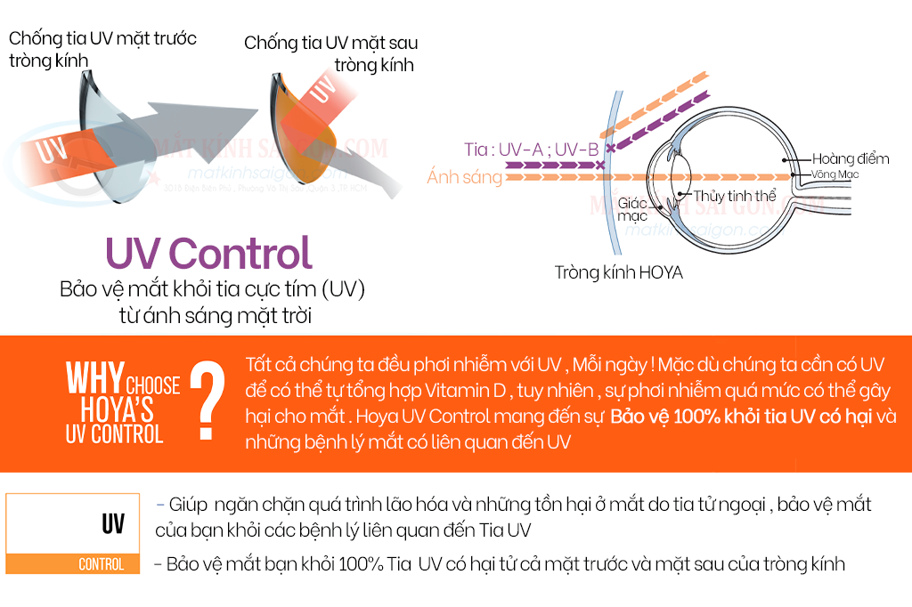 Tròng Kính Chống Bể 1.53 HOYA Phoenix Full Control - Hình 6
